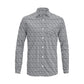 Modern Print Casual Shirt – Long Sleeve Button Down Lightweight Cotton Design