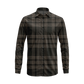 Flannel Look Plaid Shirt – Soft Cotton Blend, Long Sleeve, Regular Fit
