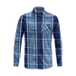 Gingham Plaid Cotton Dress Shirt – Men’s Long Sleeve Casual Button Down