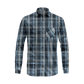 Men's Plaid Cotton Button Down Shirt – Long Sleeve Gingham Casual Dress Shirt, Regular Fit