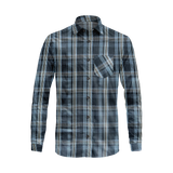 Men's Plaid Cotton Button Down Shirt – Long Sleeve Gingham Casual Dress Shirt, Regular Fit
