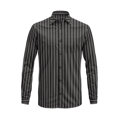 Men’s Button-Down Striped Shirt – Casual Cotton