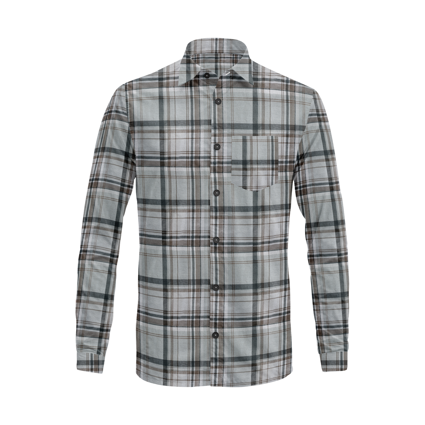 Plaid Flannel Shirt – Slim Fit Button Down for Men’s Fall Look