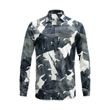 Men’s Long Sleeve Button Down Shirt – Tropical Leaf Print Cotton Shirt, Casual Summer Dress Shirt