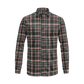 Long Sleeve Plaid Cotton Shirt – Button Down Checkered Casual Dress Shirt