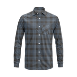 Casual Plaid Long Sleeve Button Down Shirt – Cotton Blend