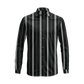 Long Sleeve Vertical Stripe Shirt – Cotton Blend Button Down for Casual & Business Wear