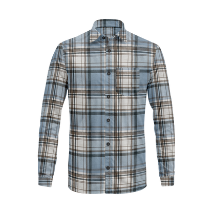 Plaid Flannel Shirt – Slim Fit Button Down for Men’s Fall Look