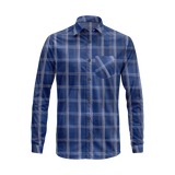 Men's Plaid Cotton Button Down Shirt – Long Sleeve Gingham Casual Dress Shirt, Regular Fit