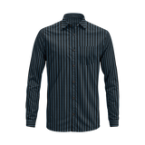 Men’s Button-Down Striped Shirt – Casual Cotton