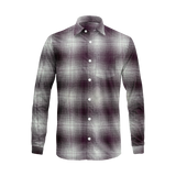 Plaid Checkered Casual Shirt – Long Sleeve Button Down Cotton-Poly Blend Shirt