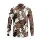 Men’s Long Sleeve Button Down Shirt – Tropical Leaf Print Cotton Shirt, Casual Summer Dress Shirt