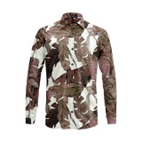 Men’s Long Sleeve Button Down Shirt – Tropical Leaf Print Cotton Shirt, Casual Summer Dress Shirt
