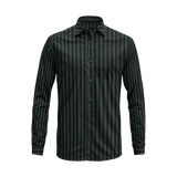 Men’s Button-Down Striped Shirt – Casual Cotton