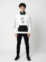Black and White The Showfine Printed Fashion Hoodie for Men and Women