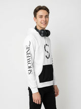 Black and White The Showfine Printed Fashion Hoodie for Men and Women