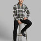 Men's Premium Green Plaid Cotton Flannel Shirt - Tailored Fit