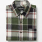 Men's Premium Green Plaid Cotton Flannel Shirt - Tailored Fit