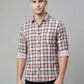 Classic Mauve and Black Plaid Men's Flannel Button-Down Shirt